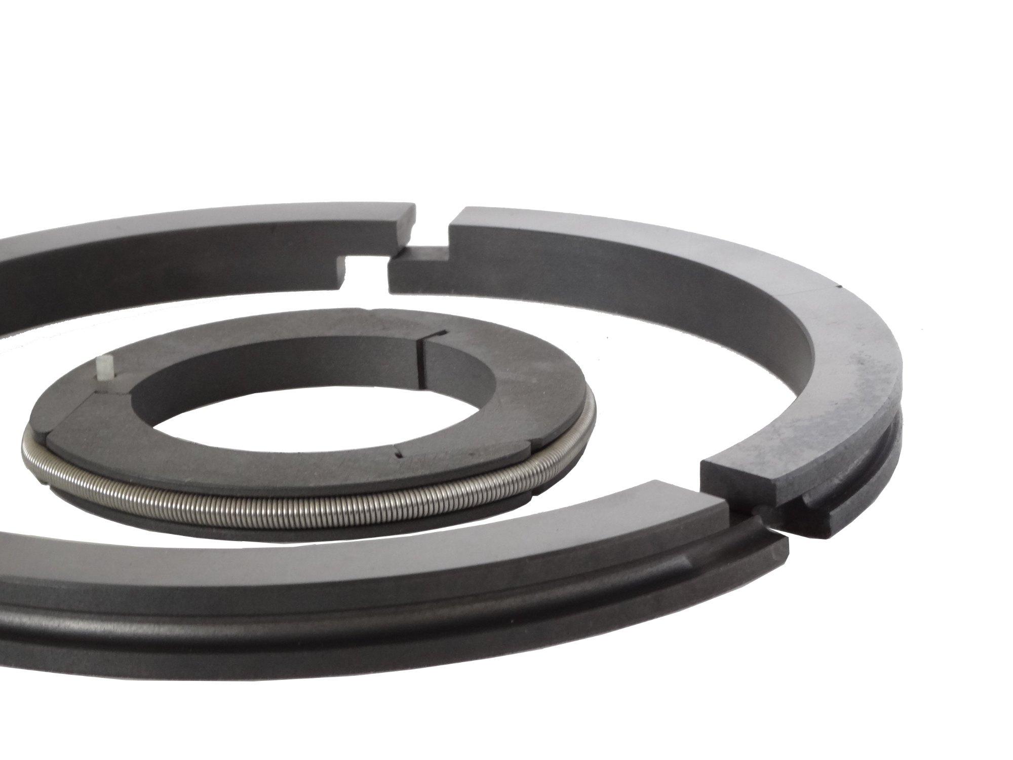 Carbon Segment Rings - Front View